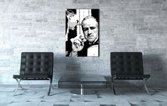 Dipinto a mano POP ART GODFATHER 70x100 cm